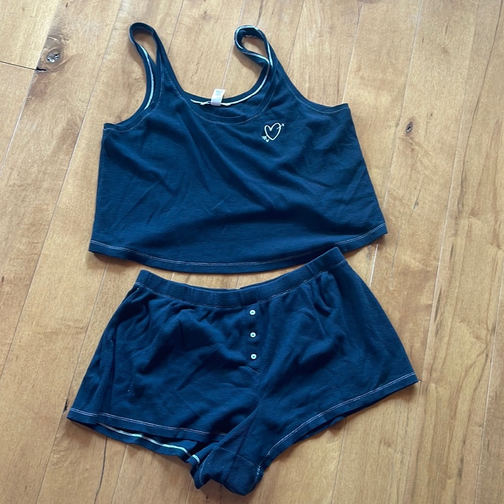 Black victorious secret Pajama set